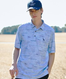 adabat | 【ADABAT NAVY】吸水速乾/UVカット エアロフォトリンクスプリント半袖ポロシャツ(ポロシャツ)