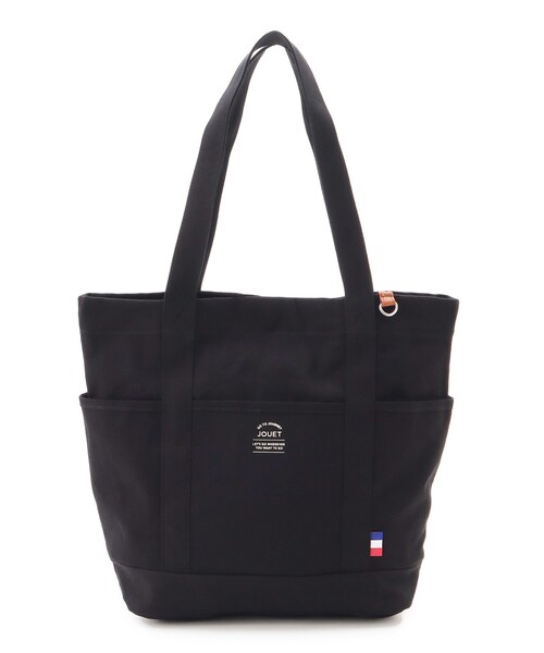 one'sterrace(ワンズテラス)の「JOUET ジョエット トリコネームキャンバストート(トートバッグ・レディース・ブラック系8/グレー系4/アイボリー系8・99)」の1枚目の写真