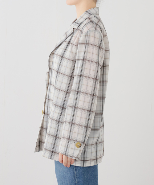 Spick &amp; Span ROSETTEグレンチェックジャケット スーツ 上下 2215284594.jpg?1711264463