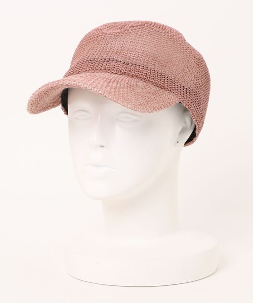 Right-on(ライトオン)の「HONEYSUCKLE ROSE(ハニーサックルローズ)【レディース】ペーパーサーモキャップ(キャップ・レディース・ブラック/キナリ/ダークベージュ/ピンク・フリー)」の11枚目の写真