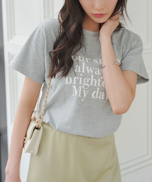 KOBE LETTUCE(コウベレタス)の「ロゴミニTシャツ(Tシャツ/カットソー・レディース・オフホワイト/グレー/ブラック・M)」の15枚目の写真