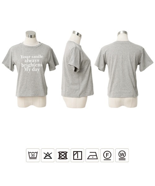 KOBE LETTUCE(コウベレタス)の「ロゴミニTシャツ(Tシャツ/カットソー・レディース・オフホワイト/グレー/ブラック・M)」の16枚目の写真