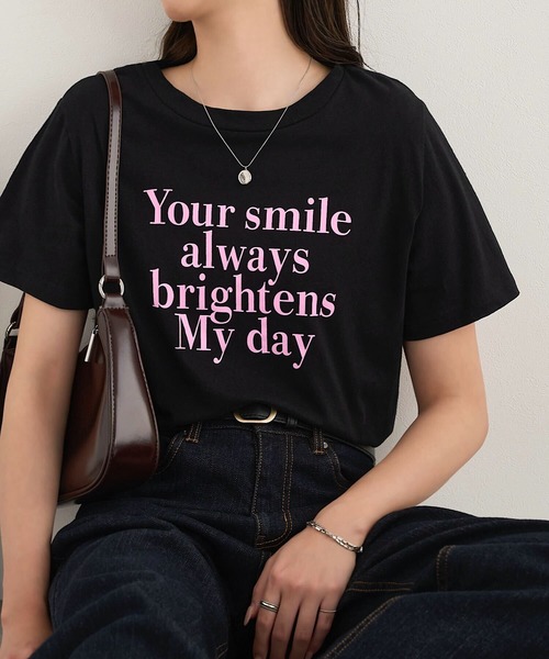 KOBE LETTUCE(コウベレタス)の「ロゴミニTシャツ(Tシャツ/カットソー・レディース・オフホワイト/グレー/ブラック・M)」の9枚目の写真