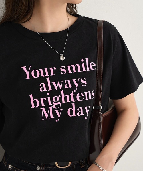 KOBE LETTUCE(コウベレタス)の「ロゴミニTシャツ(Tシャツ/カットソー・レディース・オフホワイト/グレー/ブラック・M)」の10枚目の写真