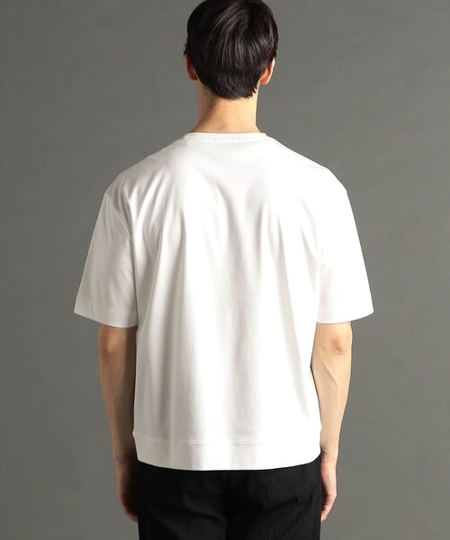 MONSIEUR NICOLE（ムッシュニコル）の「イラストプリントTシャツ（Tシャツ/カットソー・メンズ・ホワイト・L/M/XL）」の4枚目の写真