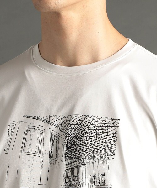 MONSIEUR NICOLE（ムッシュニコル）の「イラストプリントTシャツ（Tシャツ/カットソー・メンズ・ホワイト・L/M/XL）」の6枚目の写真