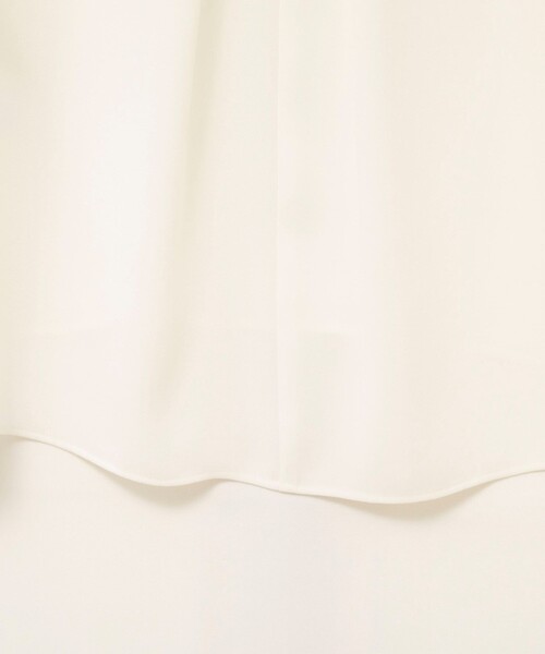 NOLLEY’S(ノーリーズ)の「【WEB限定】ウォッシャブルストレッチジョーゼットラッフル袖ブラウス(シャツ/ブラウス・レディース・オフホワイト/チャコールグレー/ブラウン/ネイビー・38)」の5枚目の写真