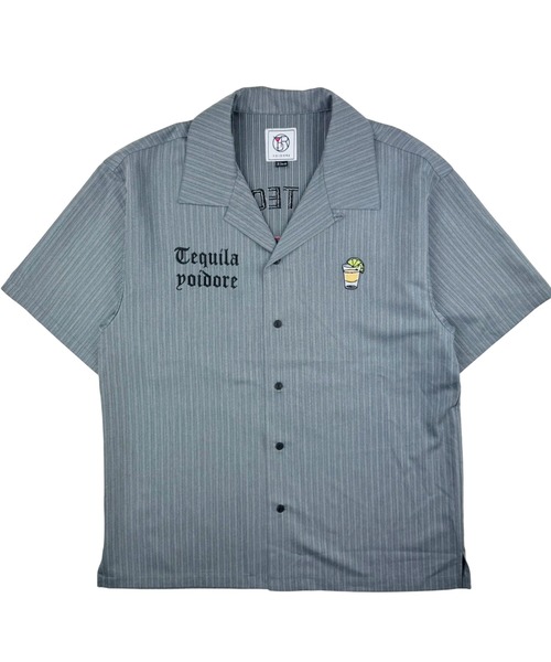CORPUS SELECT(コーパストーキョー)の「【YOIDORE/酔いどれ】テキーラ ストライプ 半袖シャツ(シャツ/ブラウス・メンズ・ブラック/グレー/ベージュ・M/L/XL)」の10枚目の写真