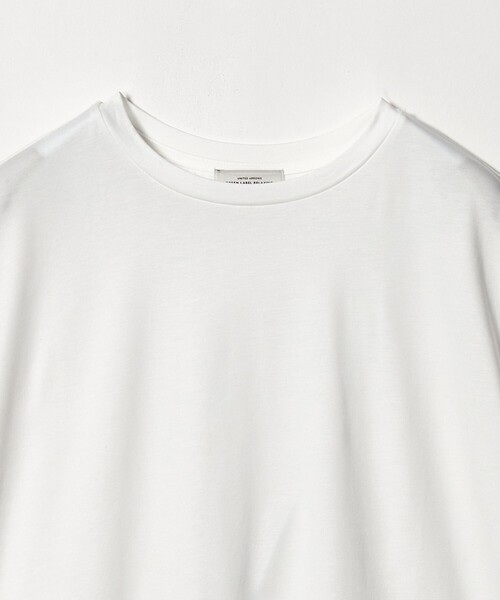 green label relaxing(グリーンレーベルリラクシング)の「スソ レース ショートスリーブ カットソー(Tシャツ/カットソー・レディース・ブラック/オフホワイト/ダークブラウン・FREE)」の14枚目の写真