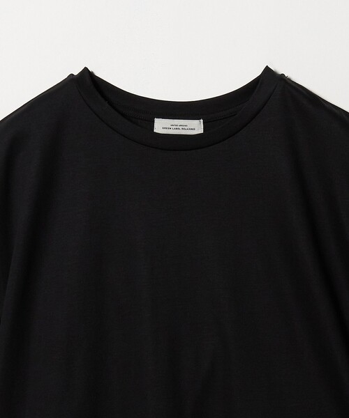 green label relaxing(グリーンレーベルリラクシング)の「スソ レース ショートスリーブ カットソー(Tシャツ/カットソー・レディース・ブラック/オフホワイト/ダークブラウン・FREE)」の17枚目の写真