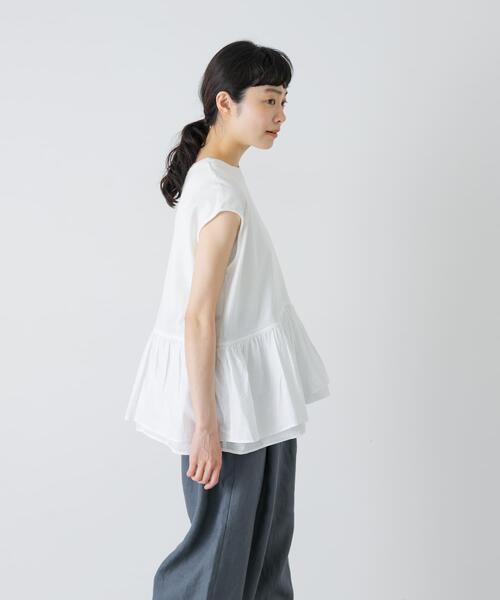かぐれ(カグレ)の「裾フリルノースリーブインナーカットソー(Tシャツ/カットソー・レディース・オフホワイト・FREE)」の19枚目の写真