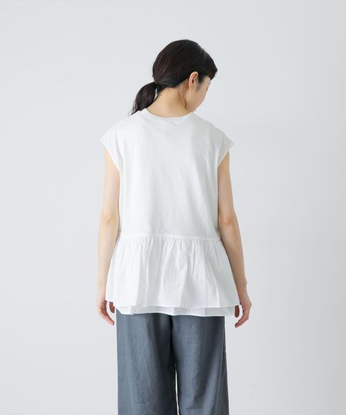 かぐれ(カグレ)の「裾フリルノースリーブインナーカットソー(Tシャツ/カットソー・レディース・オフホワイト・FREE)」の8枚目の写真