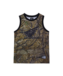 Original Wing Logo Camo Mesh Sleeveless Green
