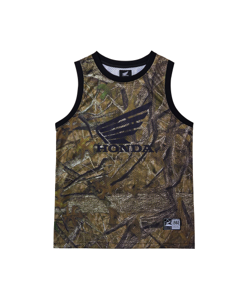 PHYPS MOTORCYCLE(フィップスモーターサイクル)の「Original Wing Logo Camo Mesh Sleeveless Green(Tシャツ/カットソー・レディース・その他・MEDIUM/LARGE/X-LARGE)」の1枚目の写真