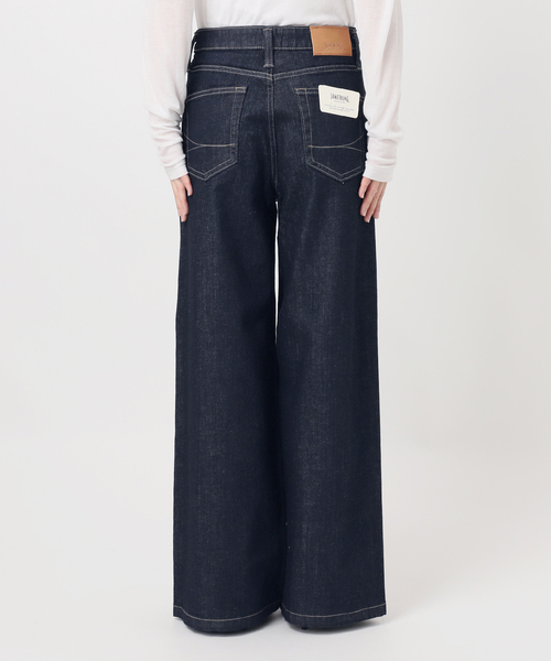 Spick & Span(スピックアンドスパン)の「《別注 / 追加》SOMETHING / サムシング NEW LISA WIDE*(デニムパンツ・レディース・サックスブルー/ネイビー・X-SMALL/SMALL/MEDIUM/LARGE)」の22枚目の写真