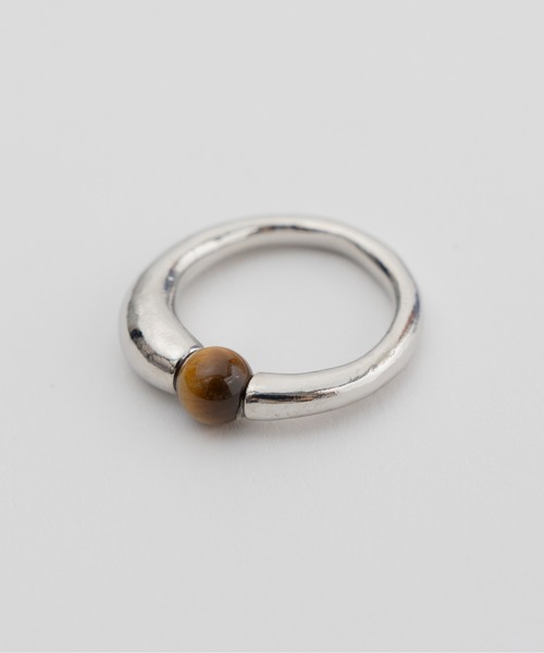 MAISON SPECIAL（メゾンスペシャル）の「Color Stone Ring/カラーストーンリング（リング・レディース・グリーン/ブラウン/ブルー・FREE）」の2枚目の写真