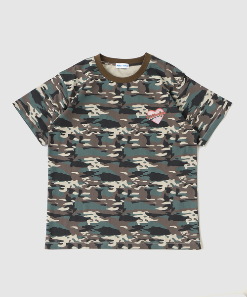 WOKE EDGE(ウォークエッジ)の「WOKE EDGE / ウォークエッジ BLONDE HEART TEE(Tシャツ/カットソー・メンズ・カーキ・MEDIUM/SMALL/LARGE)」の4枚目の写真