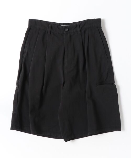 STUDIOUS(ステュディオス)の「【MATSUFUJI】Uneven Twill Short Trousers(その他パンツ・メンズ・ブルー/ブラック・2)」の1枚目の写真
