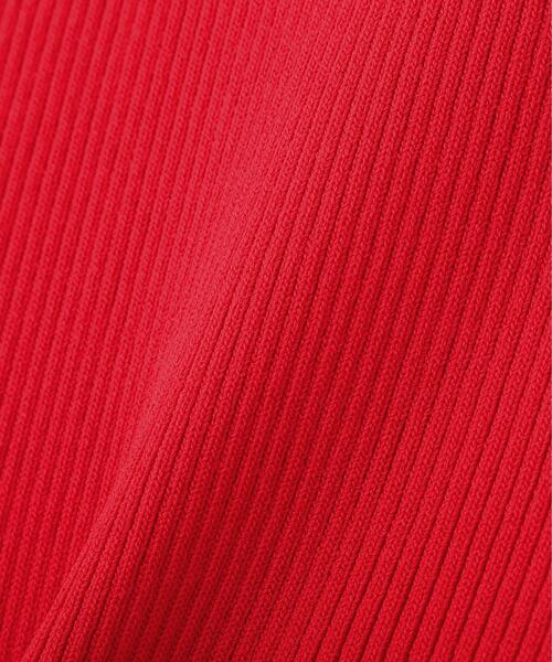 PROPORTION BODY DRESSING(プロポーションボディドレッシング)の「裾フリルニットトップス / 1216270601(ニット/セーター・レディース・ブラック/ホワイト系その他/レッド・FREE)」の17枚目の写真