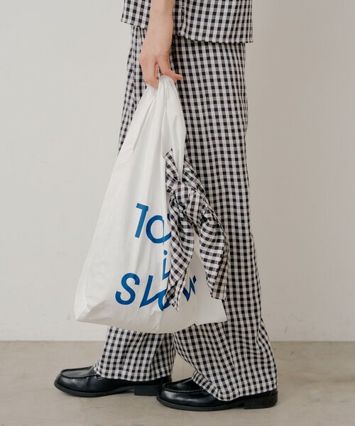 WHIMSIC（ウィムジック）の「【UNISEX/2サイズ/SETUP対応】ギンガムチェックスリーピングパンツ（その他パンツ・メンズ・ブルー/ブラック/キャメル・1/2）」の7枚目の写真