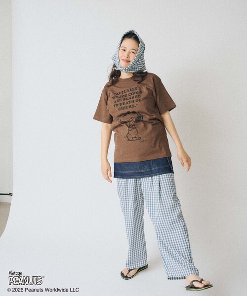 WHIMSIC（ウィムジック）の「【UNISEX/2サイズ/SETUP対応】ギンガムチェックスリーピングパンツ（その他パンツ・メンズ・ブルー/ブラック/キャメル・1/2）」の22枚目の写真