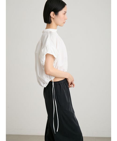 MIESROHE(ミースロエ)の「Lumishadeドロストショートシャツ(シャツ/ブラウス・レディース・ホワイト/イエロー/ブルー・F)」の17枚目の写真