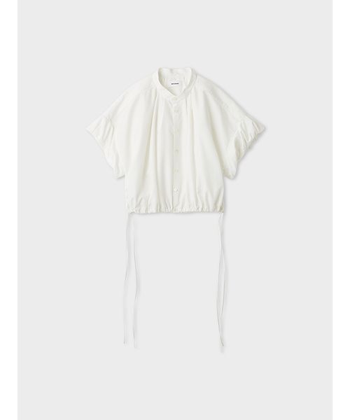 MIESROHE(ミースロエ)の「Lumishadeドロストショートシャツ(シャツ/ブラウス・レディース・ホワイト/イエロー/ブルー・F)」の18枚目の写真