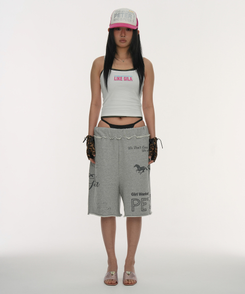 GILAARCHIVE(ギラアーカイブ)の「LAYERED BOX LOGO SLEEVELESS (CAMO)_WHITE(Tシャツ/カットソー・レディース・その他・FREE)」の2枚目の写真
