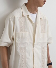 NOLLEY’S | クジラ刺繍 キューバシャツ 26SS(シャツ/ブラウス)