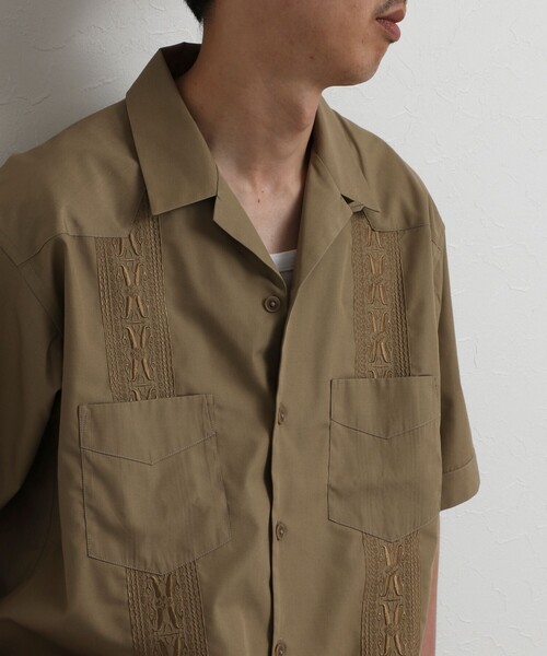 NOLLEY’S（ノーリーズ）の「クジラ刺繍 キューバシャツ 26SS（シャツ/ブラウス・メンズ・ブラック/ベージュ/アイボリー・M/L/S）」の21枚目の写真