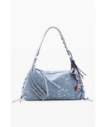 Desigual | 【2026秋冬新作】スタッズデニムミニショルダーバッグ A4対応(ショルダーバッグ)
