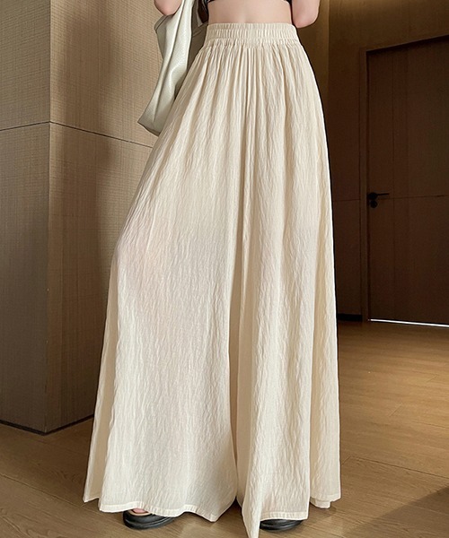 gossip!ロサンゼルス(ゴシップロサンゼルス)の「YUGA ロング丈ボリュームシルエットパンツ(その他パンツ・レディース・ピンク/ベージュ/ブラック・L/M)」の20枚目の写真