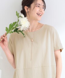 SHOO・LA・RUE | 【洗濯機可/セットアップ可】軽凛(かろりん) ひんやり切替コクーントップス(Tシャツ/カットソー)