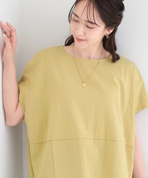 SHOO・LA・RUE | 【洗濯機可/セットアップ可】軽凛(かろりん) ひんやり切替コクーントップス(Tシャツ/カットソー)