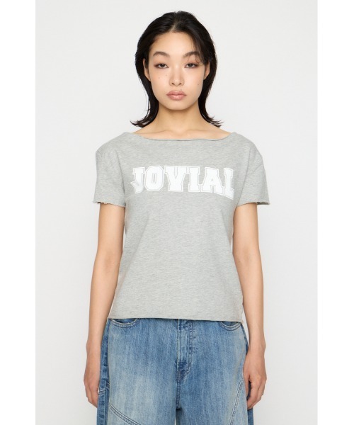 LAGUA GEM(ラグアジェム)の「LOOSEY PRINT CUT トップス(Tシャツ/カットソー・レディース・アイボリー/カーキ/杢グレー・FREE)」の8枚目の写真