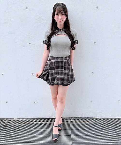 NOMAE（ノーマエ）の「【セットアップ対応】チェックボックスプリーツスカート（スカート・レディース・ホワイト系その他/グレー系その他/ベージュ系その他・FREE）」の13枚目の写真