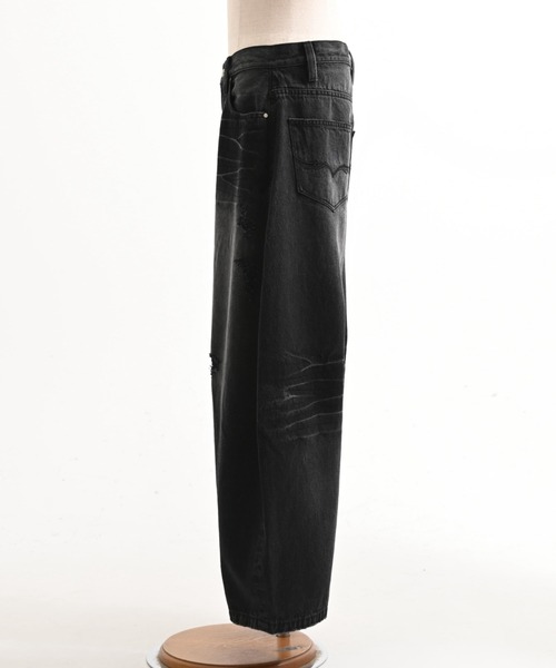 FUGA(フーガ)の「『FUGA/フーガ』プリント加工バレルレッグデニムパンツ(デニムパンツ・メンズ・ブラック/グレー・L/M)」の17枚目の写真