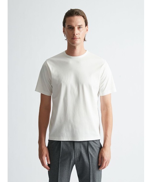 AOURE(アウール)の「【汗染み軽減】【接触冷感】A PACK FUNCTION TEE(Tシャツ/カットソー・メンズ・ブラック/ライトグレー/グレー/ベージュ/ホワイト・X-LARGE/SMALL/LARGE/MEDIUM)」の16枚目の写真