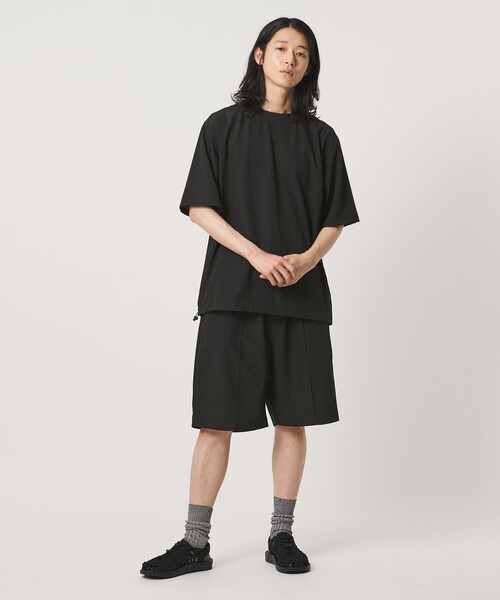 UNITED ARROWS(ユナイテッドアローズ)の「DotAir ドットエア オールギャザー ワイド ショーツ 吸水速乾 タテストレッチ(その他パンツ・メンズ・ブラック/ダークブラウン・L/M/S)」の11枚目の写真