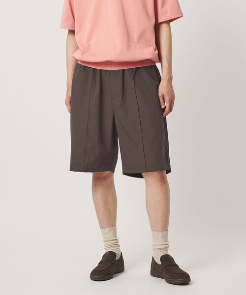 UNITED ARROWS(ユナイテッドアローズ)の「DotAir ドットエア オールギャザー ワイド ショーツ 吸水速乾 タテストレッチ(その他パンツ・メンズ・ブラック/ダークブラウン・L/M/S)」の12枚目の写真