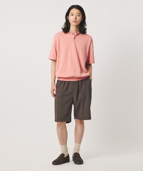 UNITED ARROWS(ユナイテッドアローズ)の「DotAir ドットエア オールギャザー ワイド ショーツ 吸水速乾 タテストレッチ(その他パンツ・メンズ・ブラック/ダークブラウン・L/M/S)」の13枚目の写真