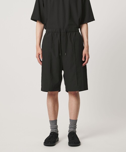 UNITED ARROWS(ユナイテッドアローズ)の「DotAir ドットエア オールギャザー ワイド ショーツ 吸水速乾 タテストレッチ(その他パンツ・メンズ・ブラック/ダークブラウン・L/M/S)」の14枚目の写真