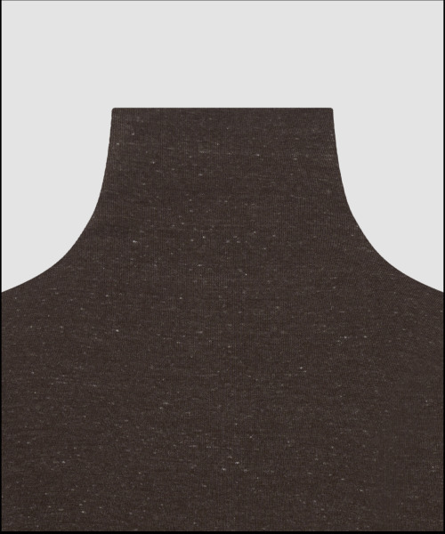 THE LILLE(ザ リル)の「Cookie & Cream Turtleneck T_Brown(Tシャツ/カットソー・レディース・その他・FREE)」の4枚目の写真