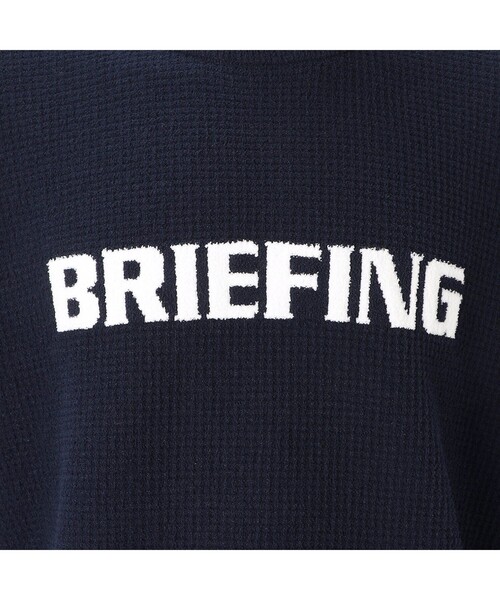 BRIEFING(ブリーフィング)の「LW THERMAL KNIT CREWNECK(ゴルフグッズ・メンズ・チャコール・L/M)」の10枚目の写真