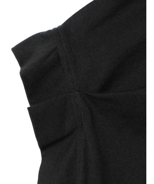 mizuiroind(ミズイロインド)の「mizuiro ind フリルスリーブクルーネックプルオーバー(Tシャツ/カットソー・レディース・チャコールグレー/ライトグレー/ブラウン/オフホワイト/ブラック・FREE)」の16枚目の写真