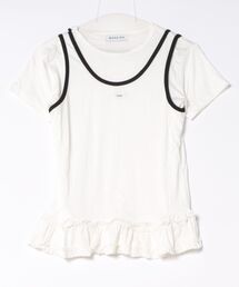 【Bz】レイヤードタンクトップTシャツ YOUARE TeeTankTop(MA/EK164)