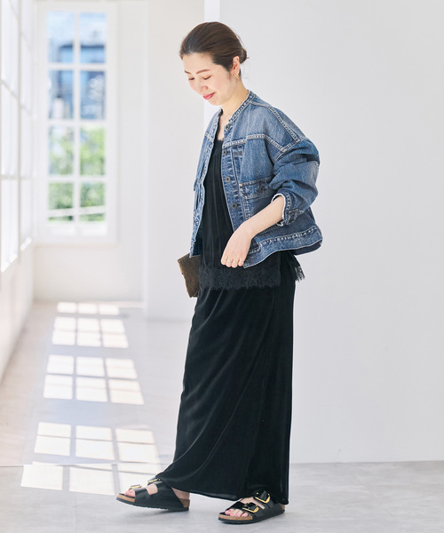 Spick & Span（スピックアンドスパン）の「《WEB限定 / 》5 1/2 2ND-LINE CROP ジャケット（デニムジャケット・レディース・ブルー系その他・FREE）」の20枚目の写真