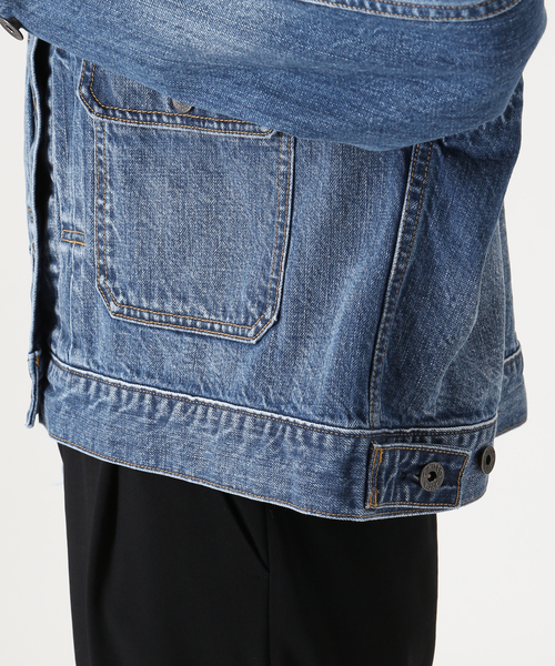 Spick & Span（スピックアンドスパン）の「《WEB限定 / 》5 1/2 2ND-LINE CROP ジャケット（デニムジャケット・レディース・ブルー系その他・FREE）」の7枚目の写真
