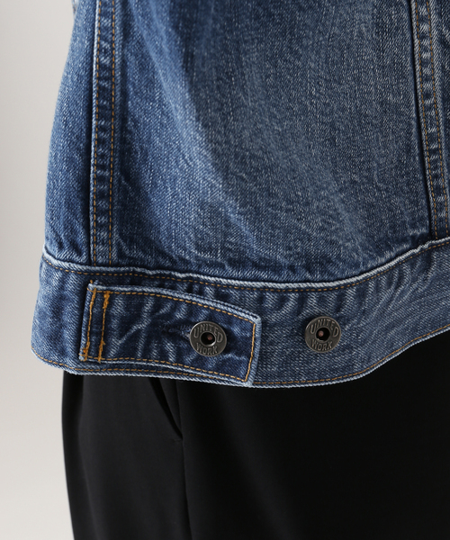 Spick & Span（スピックアンドスパン）の「《WEB限定 / 》5 1/2 2ND-LINE CROP ジャケット（デニムジャケット・レディース・ブルー系その他・FREE）」の9枚目の写真
