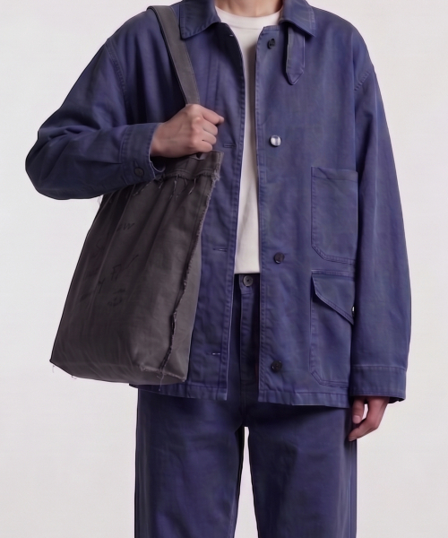 WORK OR DANCE(ワーク オア ダンス)の「Fray Bag grey(エコバッグ/サブバッグ・メンズ・その他・FREE)」の1枚目の写真